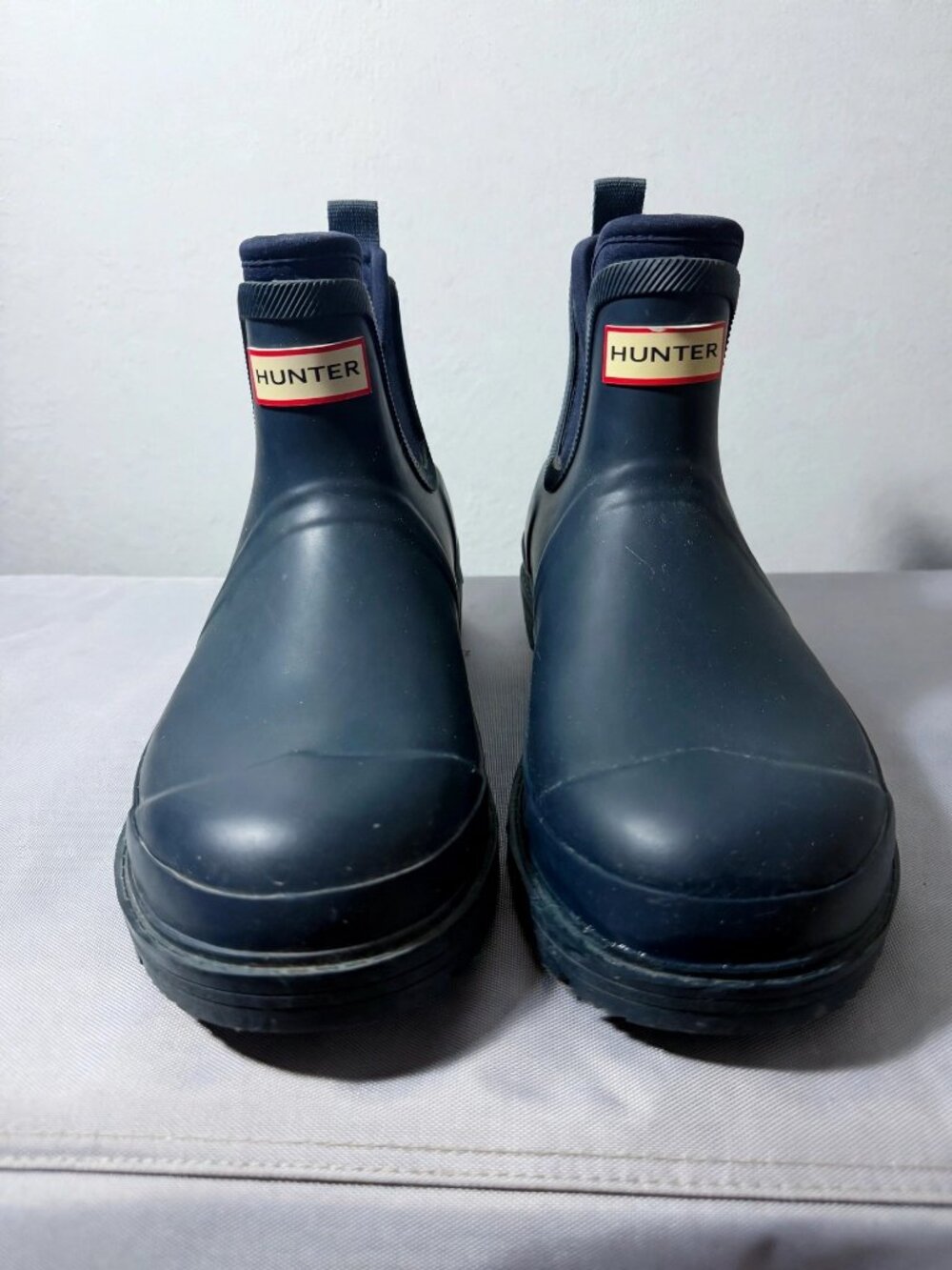 Hunter for Target Navy Chelsea Rain Boots — Men's 7